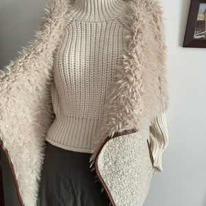 🐻 cozy 🐨 Boho ☮️ vest vintage styling open front cardigan vest